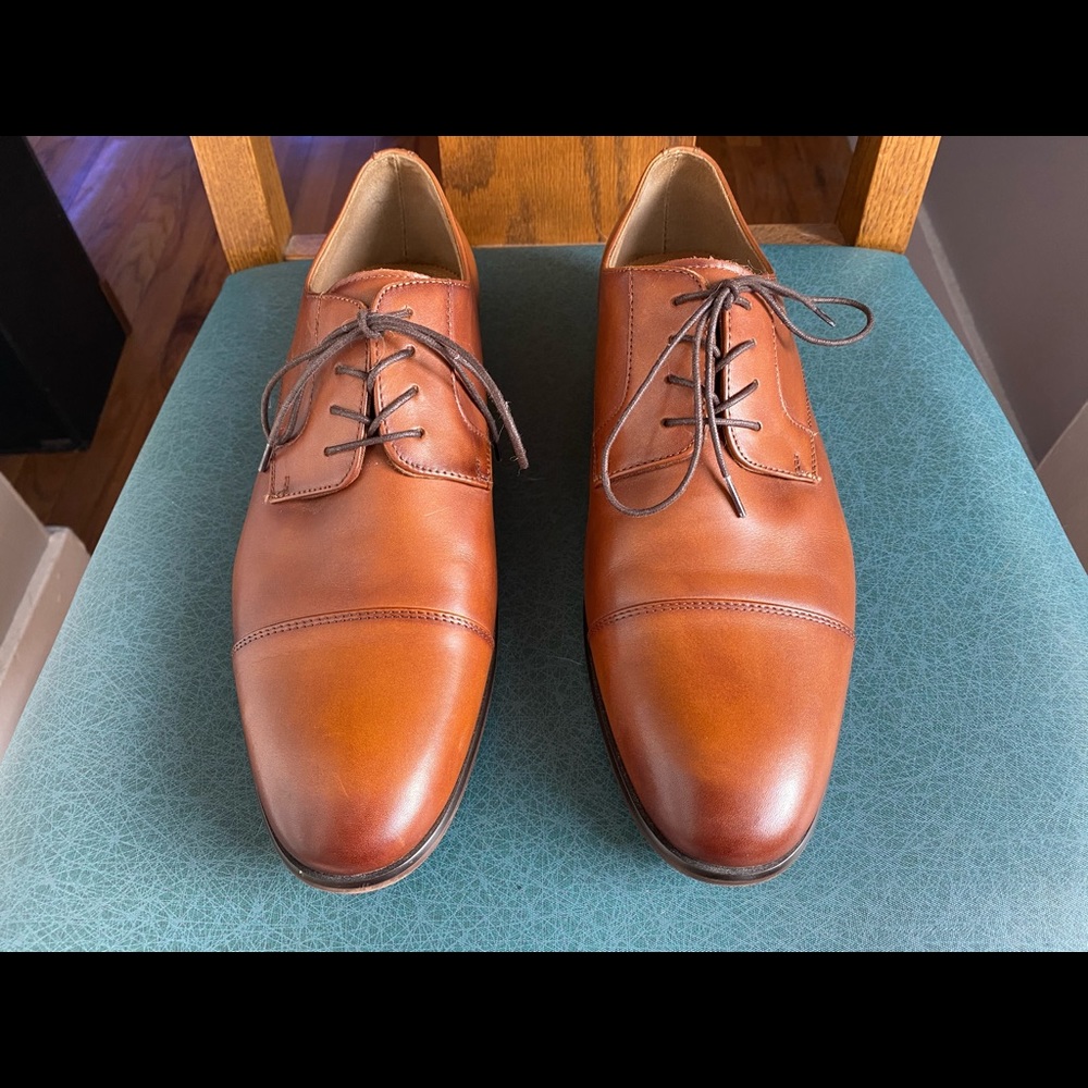 Aldo men’s brown leather dress shoes